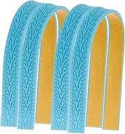 [ROMISBABA] 4pcs Silicone Luggage Wheel Covers Stylish Travel Suitcase Feet Protectors with Shock Absorption Noise Reduction Features Lightweight Easy to Install for Peaceful Journeys