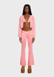 Sweet Media Hottie Velour Tracksuit Set