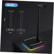 Headphone Stand, RGB Gaming Headset Holder with 2 USB Charger Ports & 10