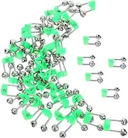 TOGEVAL 65pcs Fish Bite Alarm Fishing Alarm Bell Fishing Rod Alarm Bells Fishing Equipment Men Fishing Bite Alarm Indicator Carp Fishing Bite Alarms Bell Fishing Rod Bell Alarm Rod Bells