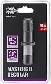 Cooler Master New MasterGel Regular, High Performance Heatsink Thermal Paste, 5 W/mK Thermal Conductivity Compound for CPU and GPU Coolers, Flat-Nozzle Applicator for Easy Use