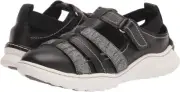 Clarks Teagan Step Black Leather Women's Loafers Sandals Size 8.5 M New in Box