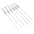Grilling Skewers Flat Barbecue Skewers Comfortable Grip 6pcs Fast Grilling