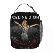 c699 Rambutterurai Celine Dion 2019 Tour Dates And C Lunch Bags Insulated Lunch Tote Leakproof Picnic Bags for Woman Work Children k699