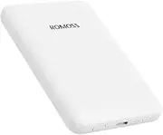 ROMOSS Magnetic Wireless Power Bank 5000mAh, Wireless 15W & Wired PD 20W Portable Charger, USB C Two-Way Fast Charging External Battery for iPhone 16/15/14/13 and Early Models