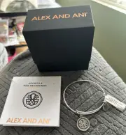 Alex And Ani Growth And New Beginnings Silver Tone Bracelet