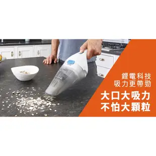 【BLACK&DECKER】美國百工 3.6V 手持無線吸塵器 NVC115JL-TW