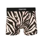 [Tom Ford Underwear] Tom Ford Underwear Zebra-print Briefs S BLACK/BROWN
