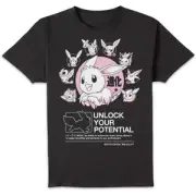Pokémon Circle Of Eevee Evolutions Unisex T-Shirt - Black