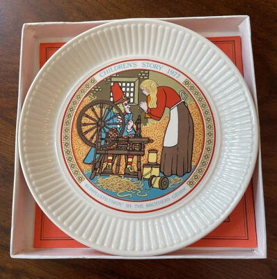 Wedgwood Children’s Story 6” Plate “Rumpelstiltskin” By The Brothers Grimm 1977