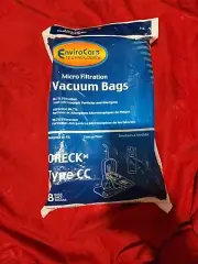 NEW** 8 Bags EnviroCare Technologies Oreck Type CC Micro Filtration Vacuum Bags