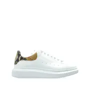 [Alexander Mcqueen] Alexander Mcqueen Snakeskin-embellished Sneakers 44 IT WHITE