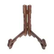Redwood Display Stand Dish Plate Holders for Displaying Picture Stands