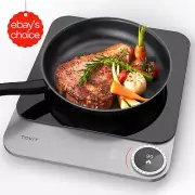Portable 2100W Induction Cooktop, Ultra-Thin, 99 Power Levels, Timer.