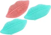 WEKADRIN Silicone Face Brush Set Face Washing Brush Gentle Cleansing for Skin Random Color