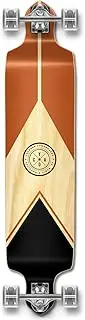 Yocaher Earth Series Complete Drop Down Skateboards Longboard Black Widow Premium 80A Grip Tape Aluminum Truck ABEC7 Bearing 70mm Skateboard Wheels