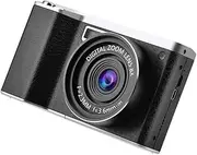 Prof ional 4.0 Inch IPS Screen 4K Full HD Digital Camera ILDC Camera 24.0MP 1080P Vlogging Camcorder Anti Shake 8X Digital with Wide Angle Lens Black One Size