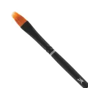 Creative Mark Beste Golden Taklon Hair Brushes - [Filbert Rake - 1/4"]