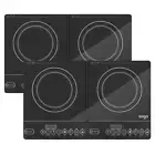 NNEAGS 2X Cooktop Portable Induction LED Electric Double Duo Hot Plate Burners C