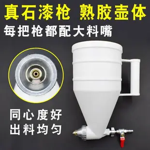 真石漆噴槍塑料噴砂搶壺外墻石頭漆油漆涂料機水泥砂漿硅藻泥工具