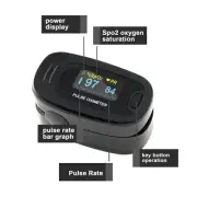 CMS50N Fingertip Pulse Oximeter Blood Oxygen Spo2 Monitor PR monitor OLED NEW