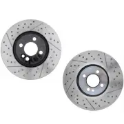 SET-RAY980603-2 Raybestos 2-Wheel Set Brake Discs Front for Mini Cooper 06-13 (for: Mini)