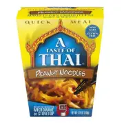 A Taste of Thai Peanut Noodles Quick Meal, 5.25oz (24 Pack)