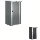 Garden Shed Sentry Shed House Storage Shelf Organiser Galvanised Steel vidaXL