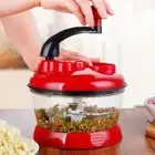 Manual Food Chopper Hand Crank Garlic Crusher Meat Grinder Vegetable