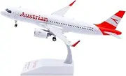 Pre-Built Model Aircraft 18CM Scale Finished Model Collectible Aircraft 1/200 for Austrian Airlines A320NEO OE-LZO Airplane Miniature Airplane Model