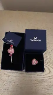 NEW swarovski bracelet and ring Never Used