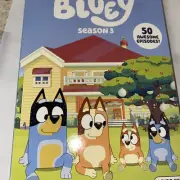 Bluey Season 3 DVD 2 Disc Set 50 Episodes Brand New Sealed Disney Kids Show Dog