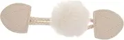 VERDANVERSE Vintage Horn Connector Button for Coat Replacement Easy DIY Crafts Accessories Artisan Crafted Toggle Button for Clothing and Sweater Upgrades