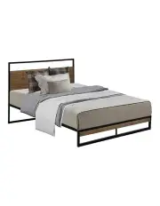 [Artiss] Dane Metal Bed Frame King Single in Black