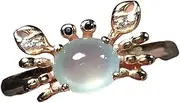 [Vibhgtf] Crab Ring for Women Cute Crab Ring,Gold Crab Finger Ring - Cute Alloy Gold Crab Ring with Adjustable Opening, Summer Theme for Party Jewelry, Consulte la descripción, See description, See description