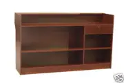 New 70" / 180cm wooden Register Stand Showcase Display Cabinet Counter #LTC6C