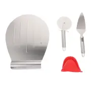 4 Pcs Spatula Pizza Set Non-stick to Clean Peel