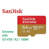 在飛比找蝦皮購物優惠-Sandisk Extreme MicroSDXC TF 6