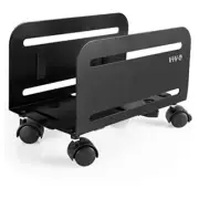 Computer Mid-Tower Case, CPU Steel Rolling Stand, 4.7 to 8.2 inch width Black