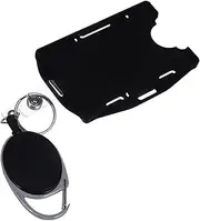 GRADENEVE Vertical Id Badge Holder Double Slot Design for Business Cards and Id Sleek and Stylish Protection for Women Ensures Card Safety and Longevity