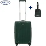 BRIC'S POSITANO emerald hardside Cabin Trolley spinner trunk Suitcase S 21"