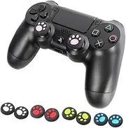 FELTECHELECTR 4 Pcs Cap Joystick Grips Joystick Cover Pink Universal Colloidal Particles
