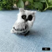Simulation Owl A Ornament Furs Squatting Model Home Decoration Animal