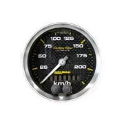 Autometer Carbon Fiber 3-3/8in GPS Speedometer 225KPH AU4780-M
