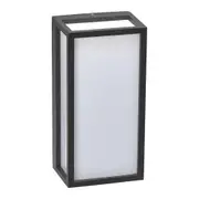 Shoji LED Wall Light in Anthracite Charcoal