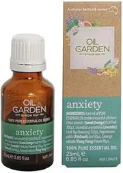 Oil Garden Anxiety Pure Essential Oils - Sweet Orange Patchouli Ylang Ylang & Lavender Essential Oil for Massage, Vaporiser & Oil Diffuser - 25ml