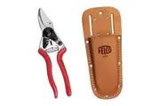 Genuine Felco Model 6 Compact secateurs for small hands - with leather pouch