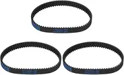 uxcell 3pcs HTD-5M Rubber Timing Belt 72 Teeth, 360mm Pitch Length x 15mm Width x 3.6mm Height, Closed Loop Pulley Timing Belt
