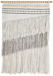 Hand Crafted Wall Hanging in Grey : 31 Rug