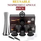Icafilas Reusable Coffee Capsule for Nespresso Machine with Stainless Filter Mes